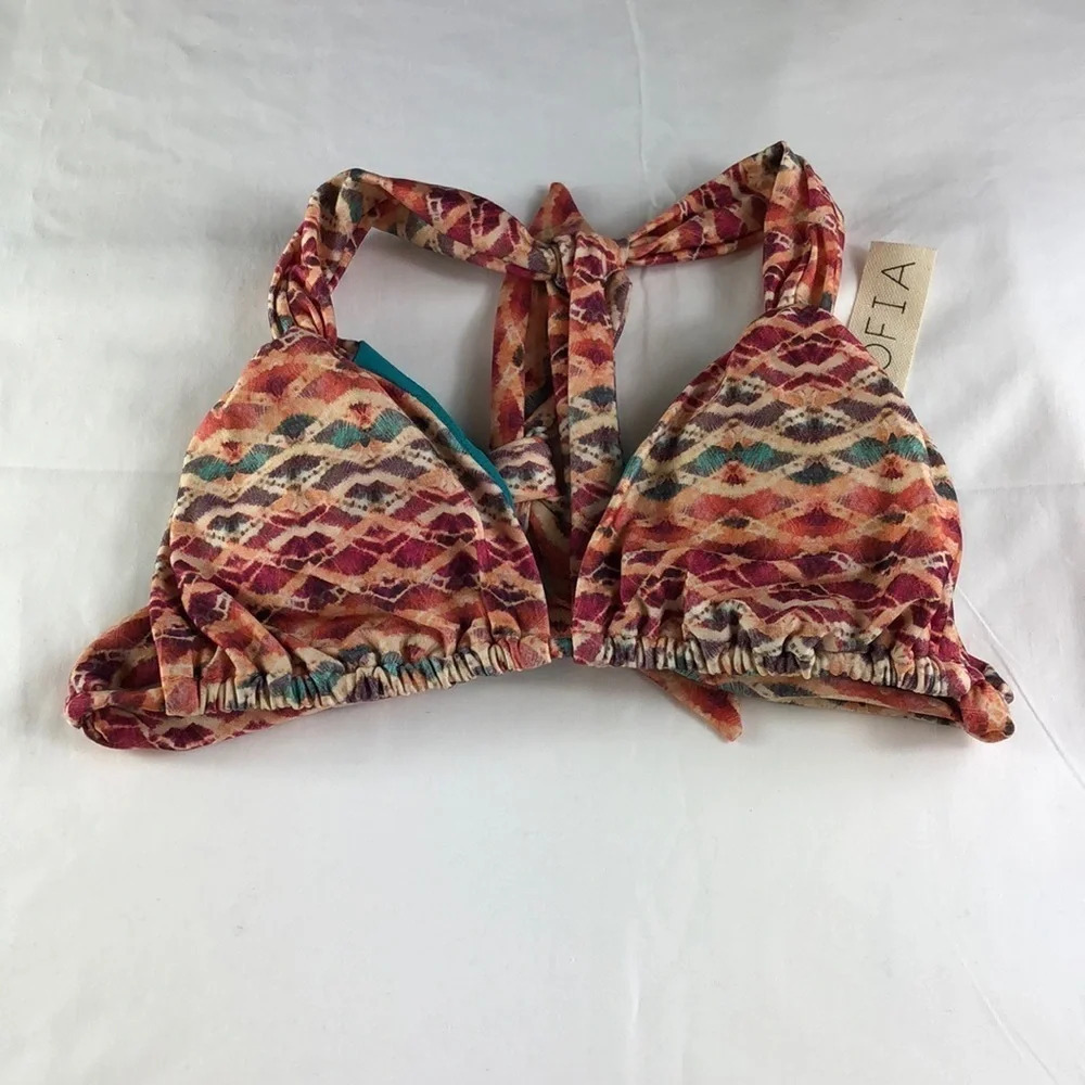 Sofia NEW Bikini Swimsuit top Size Small‎